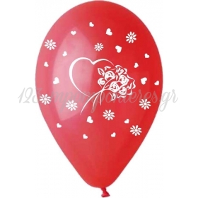 Μπαλονια Τυπωμενα Με Καρδιες Και Τριανταφυλλα 12'' (30Cm) – ΚΩΔ.:13512354-Bb