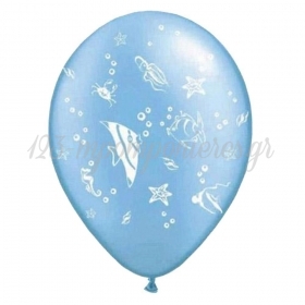 Τυπωμενα Μπαλονια Latex Ψαρακια Μπλε 12΄΄ (30Cm) – ΚΩΔ.:13512395-Bb