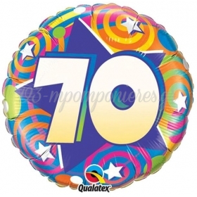 Μπαλονι Foil Γενεθλιων Αριθμος 70 45Cm – ΚΩΔ.:91520-Bb