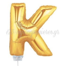 Μπαλονι Foil Χρυσο 35Cm Γραμμα K – ΚΩΔ.:526Lg1611-Bb