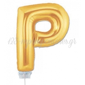 Μπαλονι Foil Χρυσο 35Cm Γραμμα P – ΚΩΔ.:526Lg1616-Bb