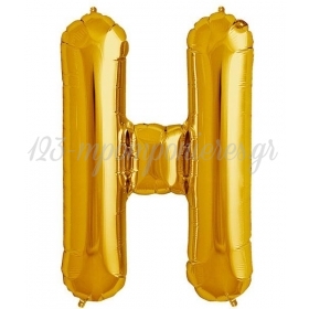 Μπαλονι Foil Χρυσο 101Cm Γραμμα H – ΚΩΔ.:533Lgg-Bb