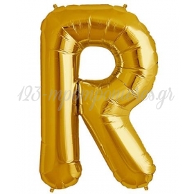 Μπαλονι Foil Χρυσο 101Cm Γραμμα R – ΚΩΔ.:543Lgg-Bb