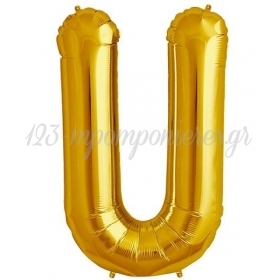 Μπαλονι Foil Χρυσο 101Cm Γραμμα U – ΚΩΔ.:546Lgg-Bb