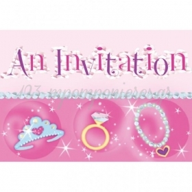 Προσκλησεις Princess - ΚΩΔ:499754-Bb