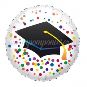 Μπαλονι Foil 45Cm Για Αποφοιτηση Με Καπελο Αποφοιτησης – ΚΩΔ.:537716-Bb