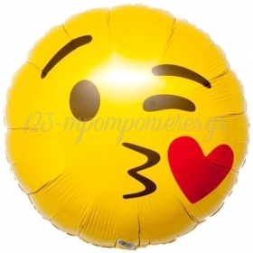 Μπαλονι Foil 45Cm Emoji Φιλακι – ΚΩΔ.:207135-Bb