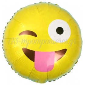 Μπαλονι Foil 45Cm Emoji Με Γλωσσα – ΚΩΔ.:207138-Bb