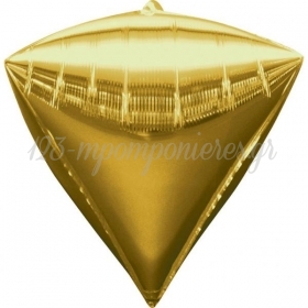 Μπαλονι Foil 18"(45Cm) Διαμαντι Χρυσο – ΚΩΔ.:2834099-Bb