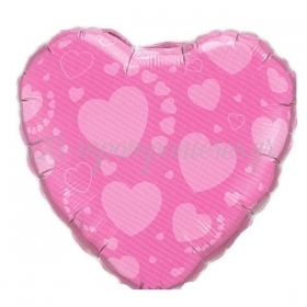 Μπαλονι Foil 45Cm Ροζ Καρδια - ΚΩΔ.:99564-Bb