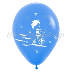 Τυπωμενα Μπαλονια Latex Αγορι Με Ποδηλατο Μπλε 12" (30Cm) – ΚΩΔ.:13512339-Bb
