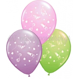 Τυπωμενα Μπαλονια Latex Glamour Girl Σε 3 Παστελ Χρωματα 12" (30Cm) – ΚΩΔ.:13512412-Bb