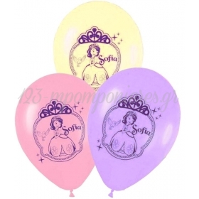Τυπωμενα Μπαλονια Latex Πριγκιπισσα Σοφια Σε 3 Παστελ Χρωματα 12" (30Cm) – ΚΩΔ.:13512488-Bb