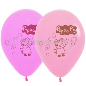 Τυπωμενα Μπαλονια Latex Πεππα Το Γουρουνακι Σε 2 Αποχρωσεις Του Ροζ 12" (30Cm) – ΚΩΔ.:13512497-Bb