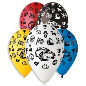 Τυπωμενα Μπαλονια Latex Αμαξια Σε 5 Χρωματα 13" (33Cm) – ΚΩΔ.:13613265-Bb