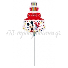Μπαλονι Foil 30X41Cm Mini Shape Minnie & Mickey Κοκκινη Τουρτα – ΚΩΔ.:207156-Bb