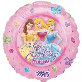 Μπαλονι Foil 45Cm Πριγκιπισσες Disney«Happy Birthday» – ΚΩΔ.:509873-Bb