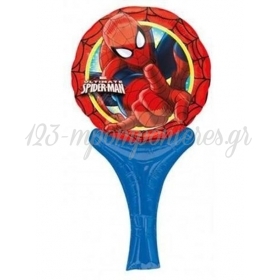 Μπαλονι Foil 15X30Cm Mini Shape Spiderman Inflate-A-Fun - ΚΩΔ.:527027-Bb