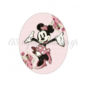 Ξυλινο Διακοσμητικο Minnie Mouse Vintage- ΚΩΔ:D16001-17-Bb