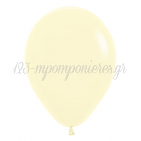 Παστελ Κιτρινο Ματ Μπαλονια 12΄΄ (32Cm)  Latex – ΚΩΔ.:13512620-Bb