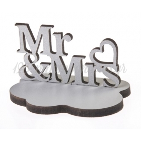 Ξυλο Mr&Mrs 6.2X3.5Cm - ΚΩΔ:1768C-G