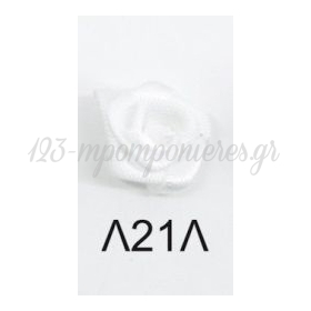 Λευκο Σατεν Ψιλο Λουλουδακι 1,5Εκατ. - ΚΩΔ:L21L-Rn