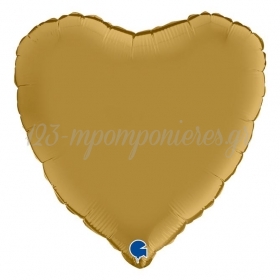 Μπαλονι Foil 46Cm Καρδια Σατεν Χρυσο - ΚΩΔ.:180S00G-Bb