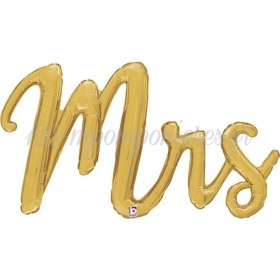 Μπαλονι Foil Χρυσο Mrs 99Cm – ΚΩΔ.:35793-Bb