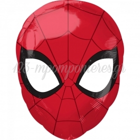 Μπαλονι Foil Juniorshape Μασκα Του Spiderman 30X43Cm – ΚΩΔ.:534669-Bb