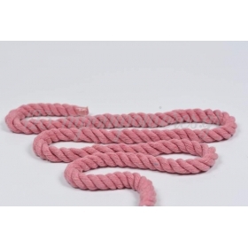 Κορδονι Βαμβακερο Ροζ 10Mm Σε Καρουλι 22.8 Μετρων - ΚΩΔ:2520999-19-Rd