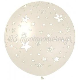 Διαφανο Μπαλονι 31' (80Cm) Latex Με Αστερια – ΚΩΔ.:1363107-Bb