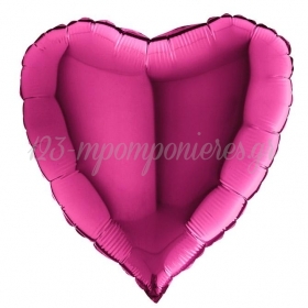 Μπαλονι Foil 18"(45Cm) Καρδια Φουξ – ΚΩΔ.:18001F-Bb