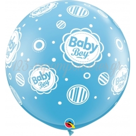 Baby Boy Μπαλονι 36'' (90Cm) Latex – ΚΩΔ.:18509-Bb