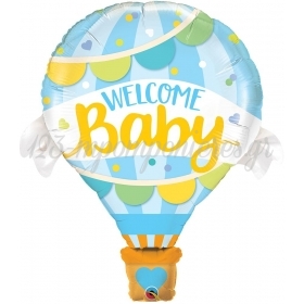Μπαλονι Foil 107Cm Super Shape «Welcome Baby» Μπλε – ΚΩΔ.:78654-Bb