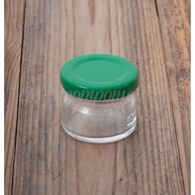 Βαζακια Γυαλινα Κλασικα Με Πρασινο Καπακι 30Ml - ΚΩΔ: Std28-Green