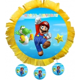 Χειροποιητη Πινιατα Super Mario 40X40Cm - ΚΩΔ:553153-50-Bb