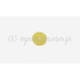 Φετα Λεμονιου Διακοσμητικο Μικρο Ακρυλικο 2cm - ΚΩΔ:519674