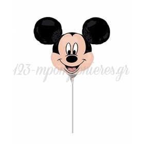 Μπαλονι Foil 36Cm Mini Shape Mickey Mouse Κεφαλι – ΚΩΔ.:507889-Bb