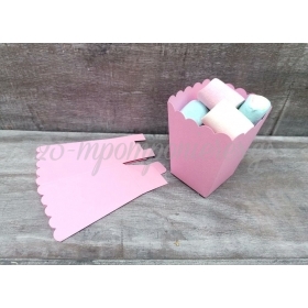 Χαρτινο Κουτι Για Ποπ Κορν Η Ζαχαρωτα - Ροζ - ΚΩΔ:02123-Pink-La