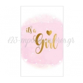 Ευχετηρια Καρτα Γεννησης It'S A Girl Pink & Φακελος - ΚΩΔ:Vc1702-41-Bb