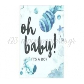 Ευχετηρια Καρτα Γεννησης Oh Baby & Φακελος - ΚΩΔ:Vc1702-44-Bb