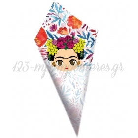 Χαρτινο Χωνακι Ζαχαρωτων Frida Kahlo - ΚΩΔ:D1401-71-Bb