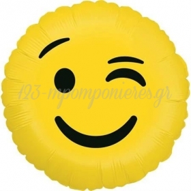 Μπαλονι Foil 18"(45Cm) Emoji Ματακι - ΚΩΔ:36266-Bb