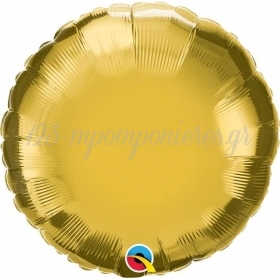 Μπαλονι Foil 18''(45Cm) Μεταλλικο Χρυσο Στρογγυλο - ΚΩΔ:35431-Bb