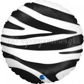 Μπαλονι Foil 18"(46Cm) Zebra Striped - ΚΩΔ:G78086-Bb