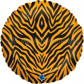 Μπαλονι Foil 18"(46Cm) Tiger Striped - ΚΩΔ:G78092-Bb