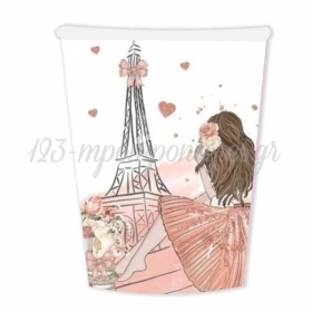 Χαρτινο Ποτηρι Girl In Paris - ΚΩΔ:P25922-30-Bb