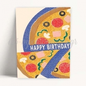 Καρτα Γενεθλιων Pizza - ΚΩΔ:Xk14001K-52-Bb