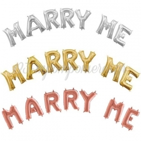 Μπαλονι Foil 16"(40cm) Marry Me - ΚΩΔ:526Lph11-Bb
