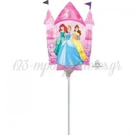 Μπαλονι Foil 13"(33Cm) Mini Shape Καστρο Πριγκιπισσας Disney - ΚΩΔ:533934-Bb